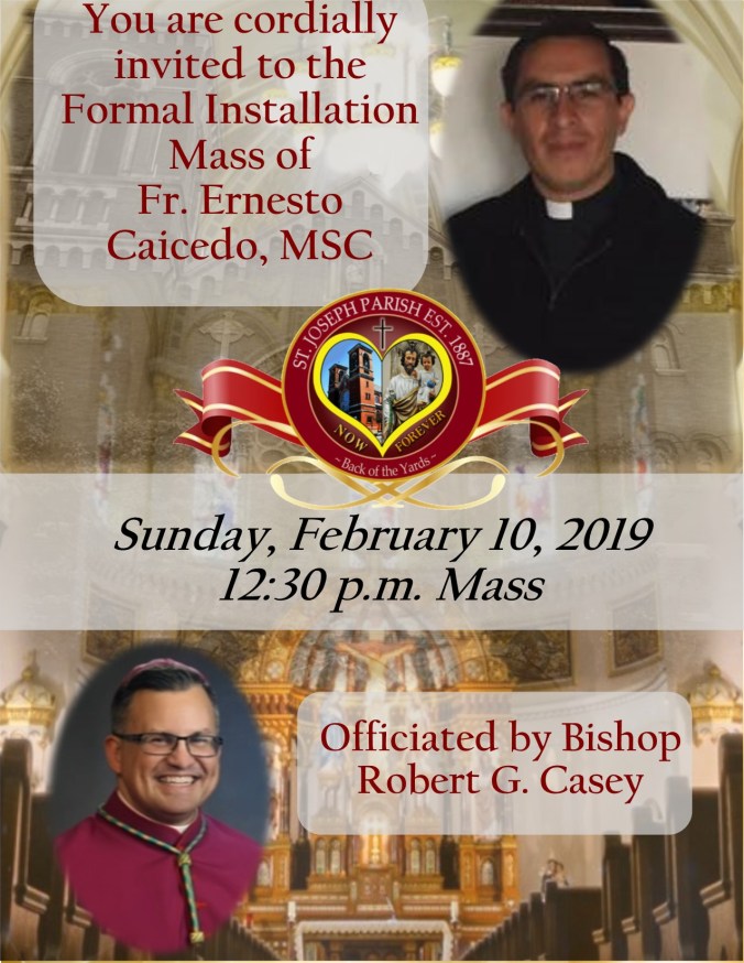 Fr. Ernesto Installation Mass